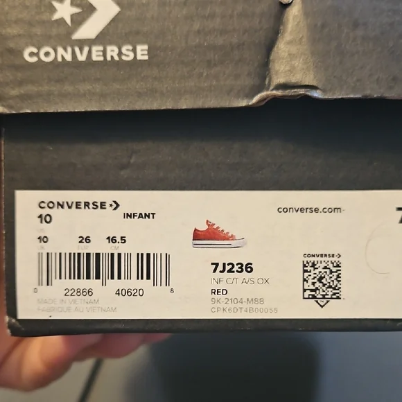 Converse Kids Classic Red Sneakers - Picture 5 of 5